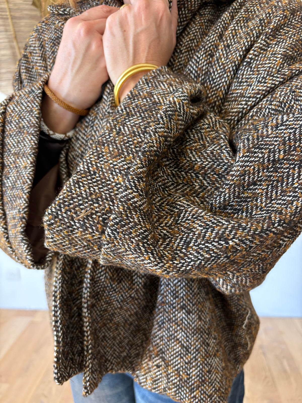 Veste tweed Charlie Marron