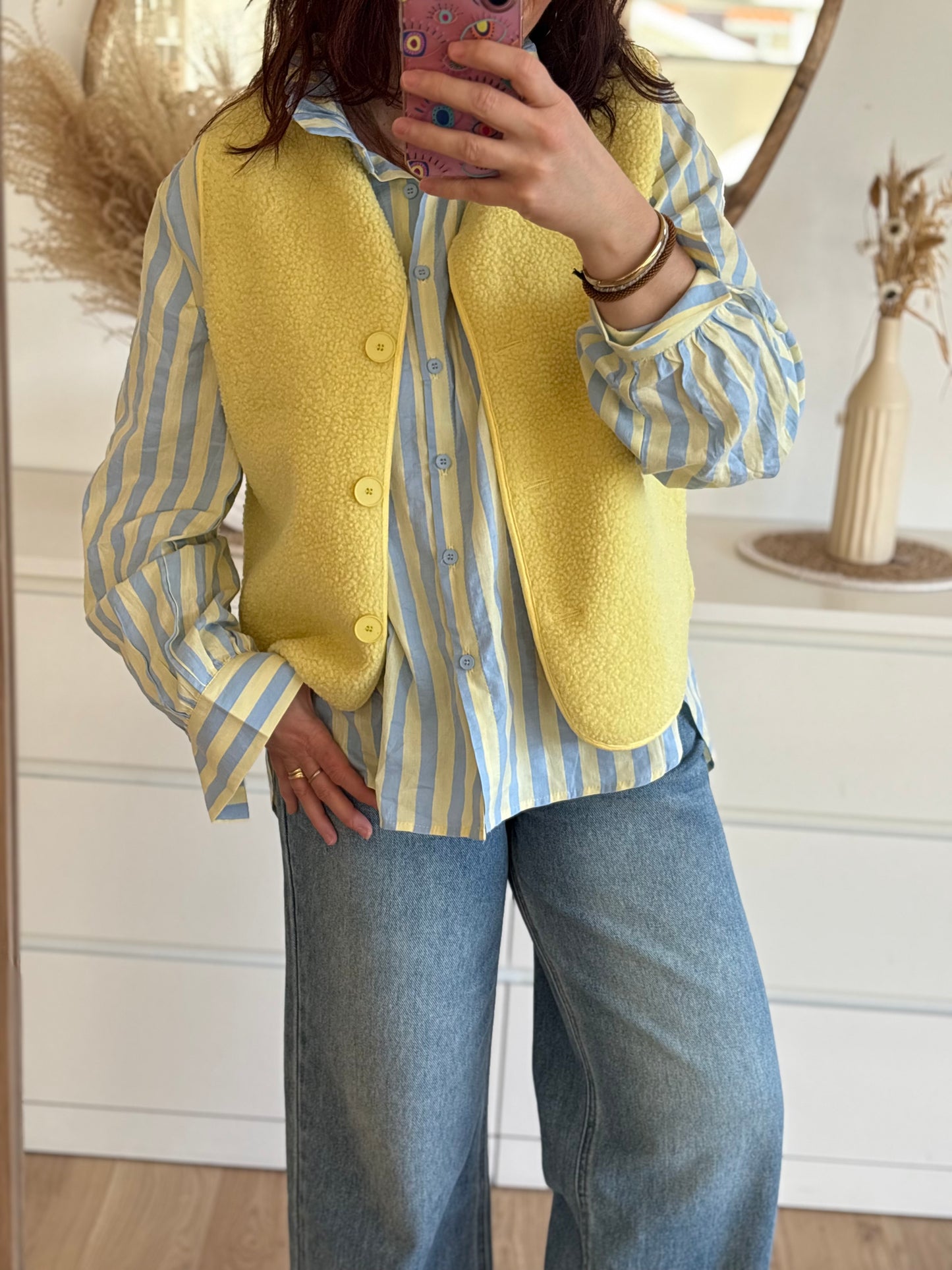 Gilet sans manches jade