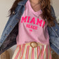 Tee shirt Miami beach rose 💓🌴