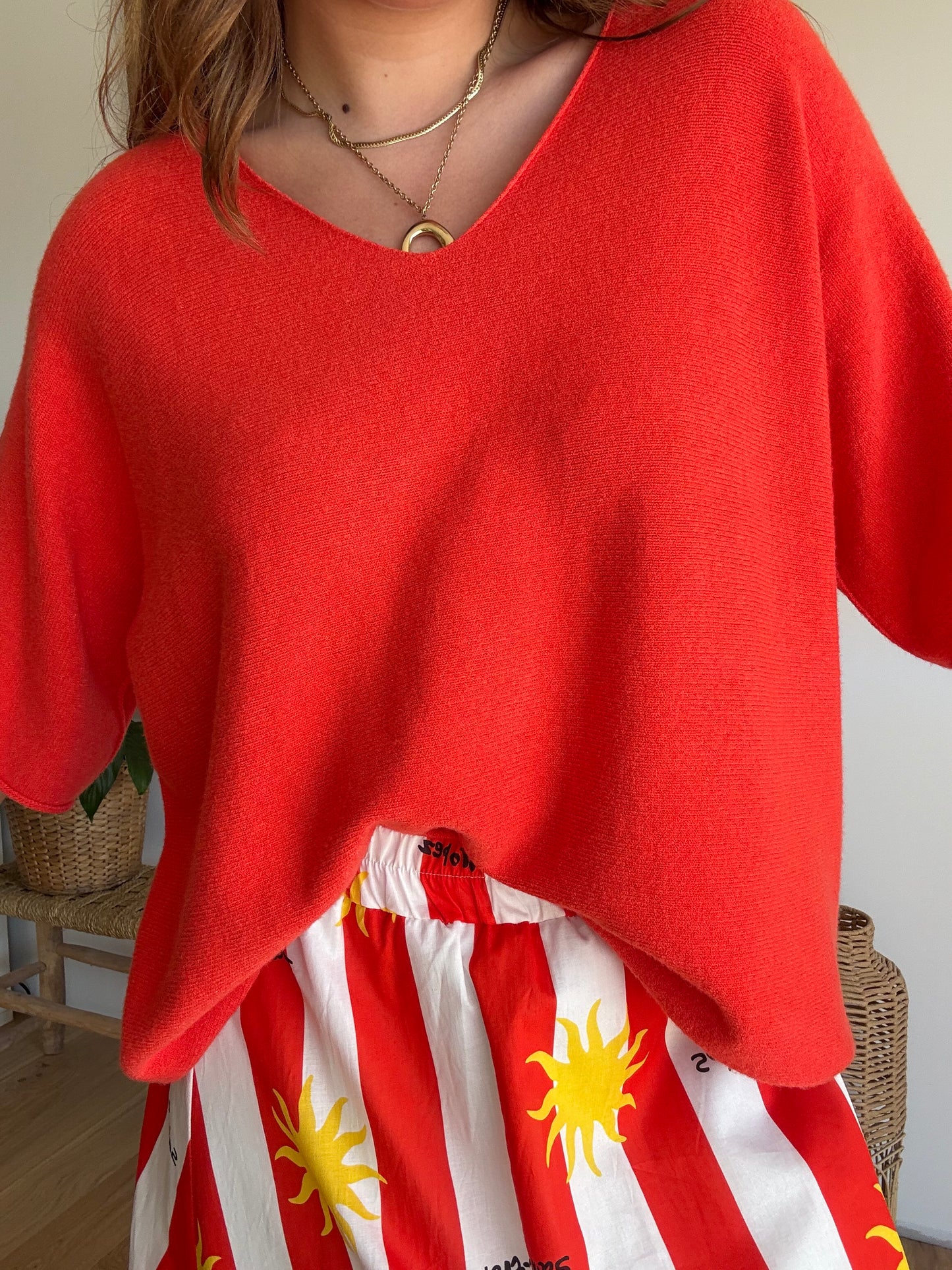 Pull léger orange sanguine 🍊