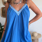 Robe playa bleu