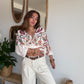 Pantalon large ,léger écru