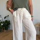 Pantalon lin écru
