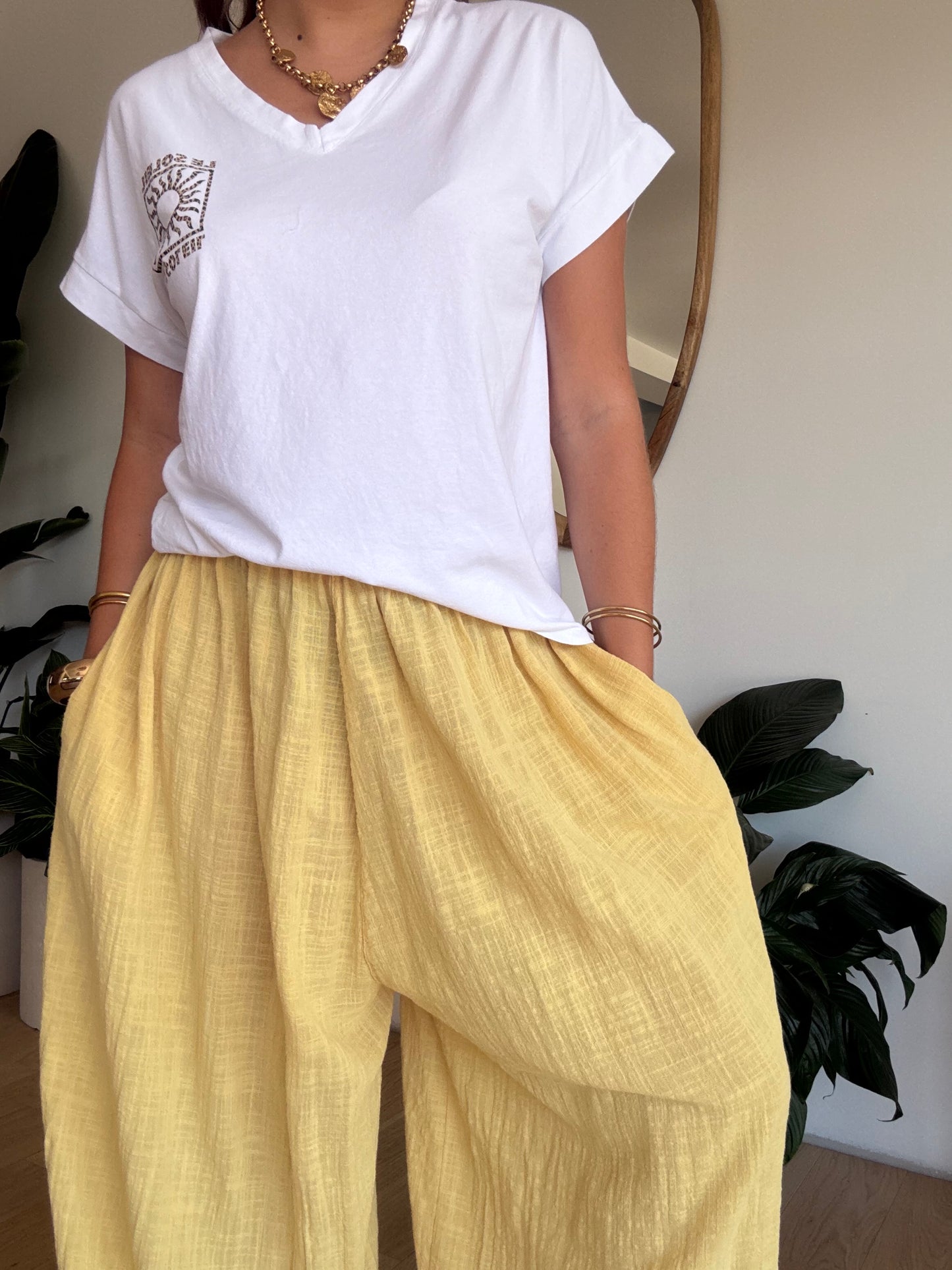 Pantalon Jasmine Jaune