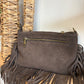 Sac à franges taupe