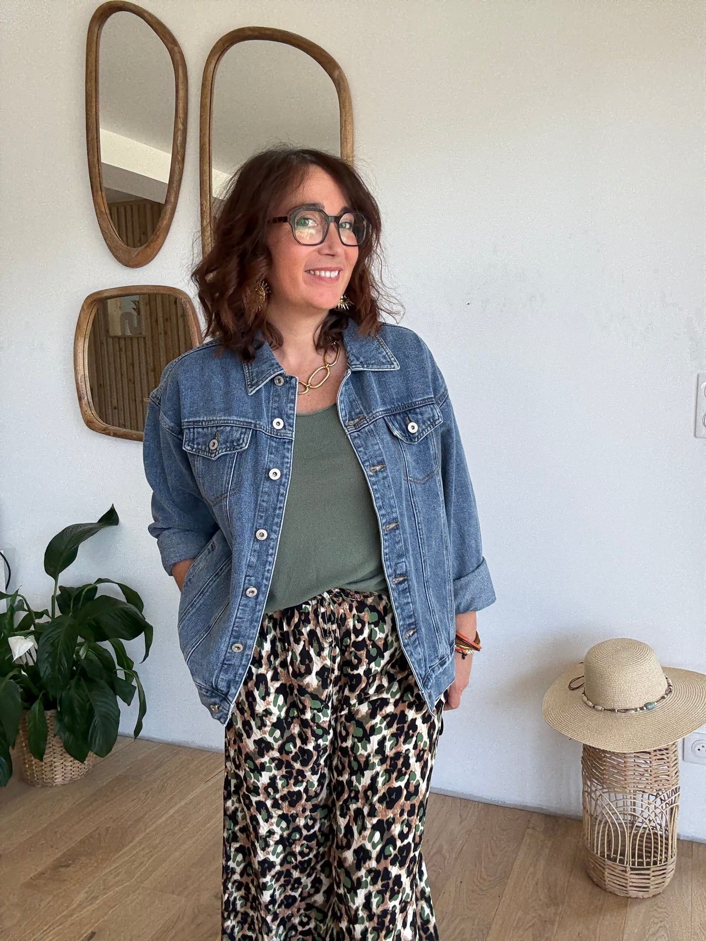Pantalon fluide leo