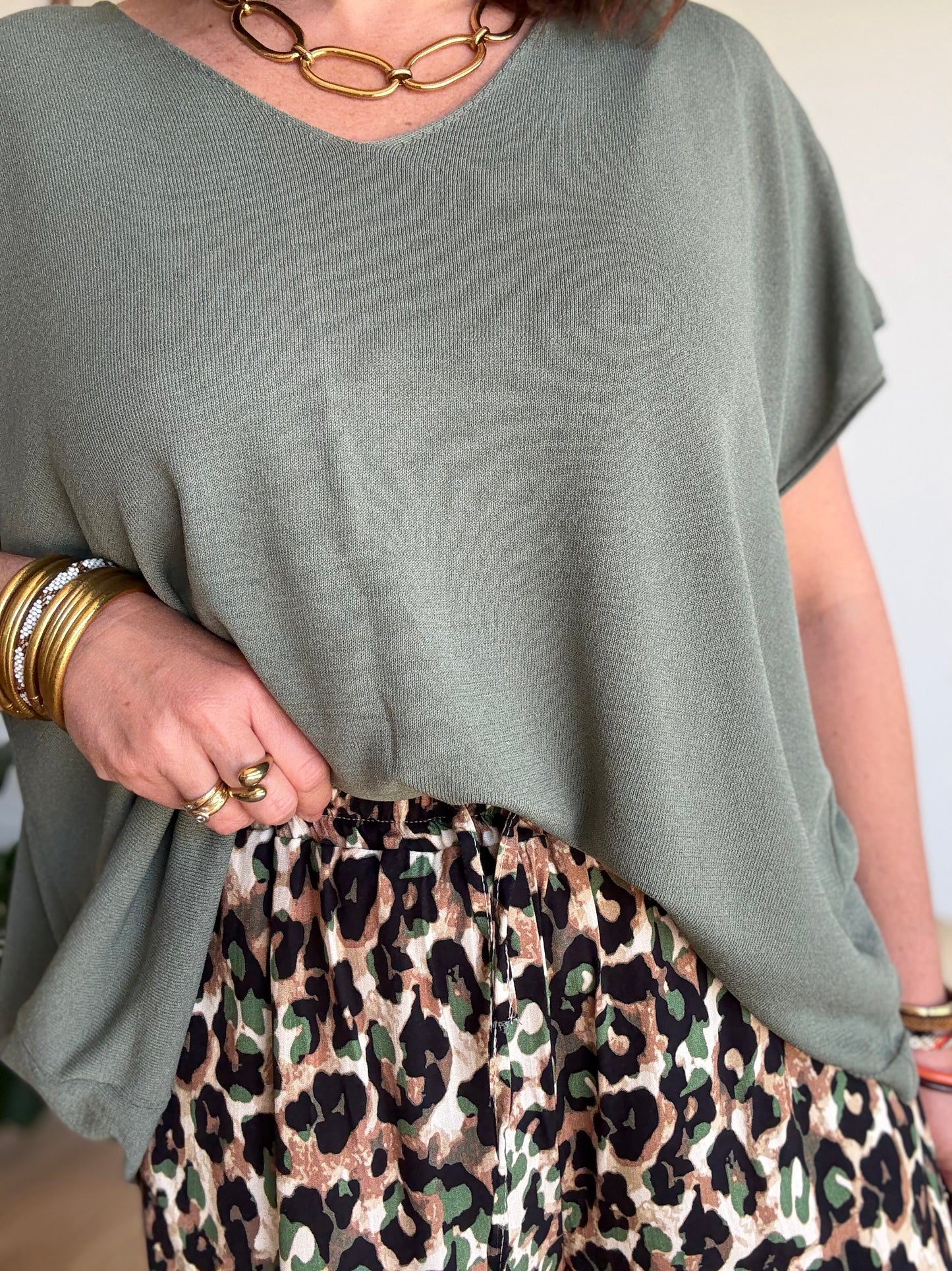 Pantalon fluide leo