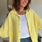 Chemise Gaz de Coton Jaune Pastel