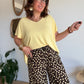 Pantalon pois choco jaune