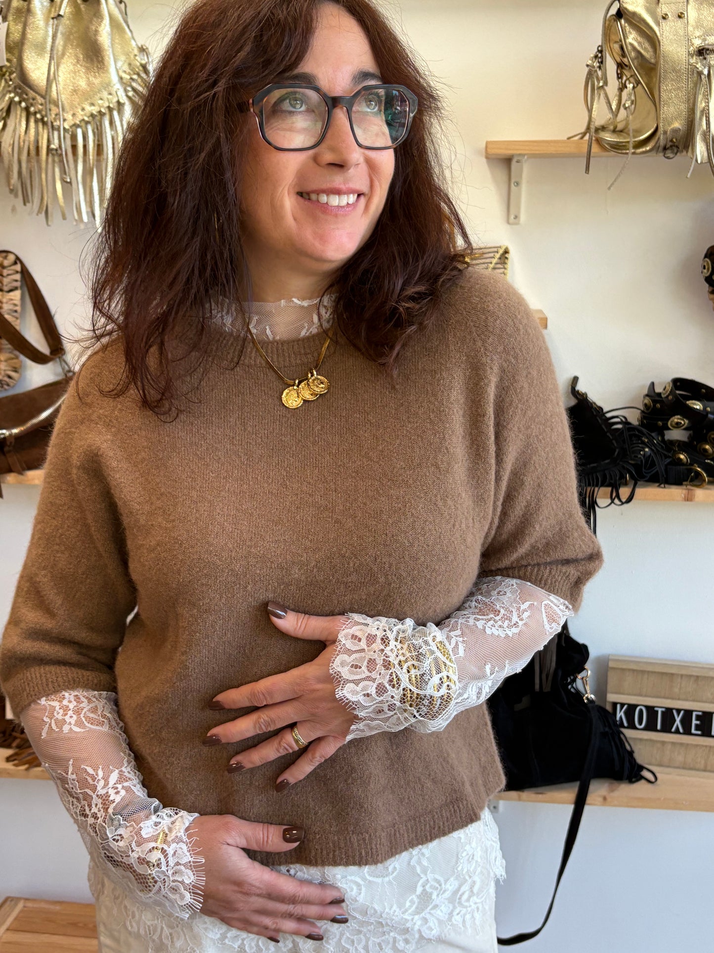 TOP DENTELLE ROMANTIQUE