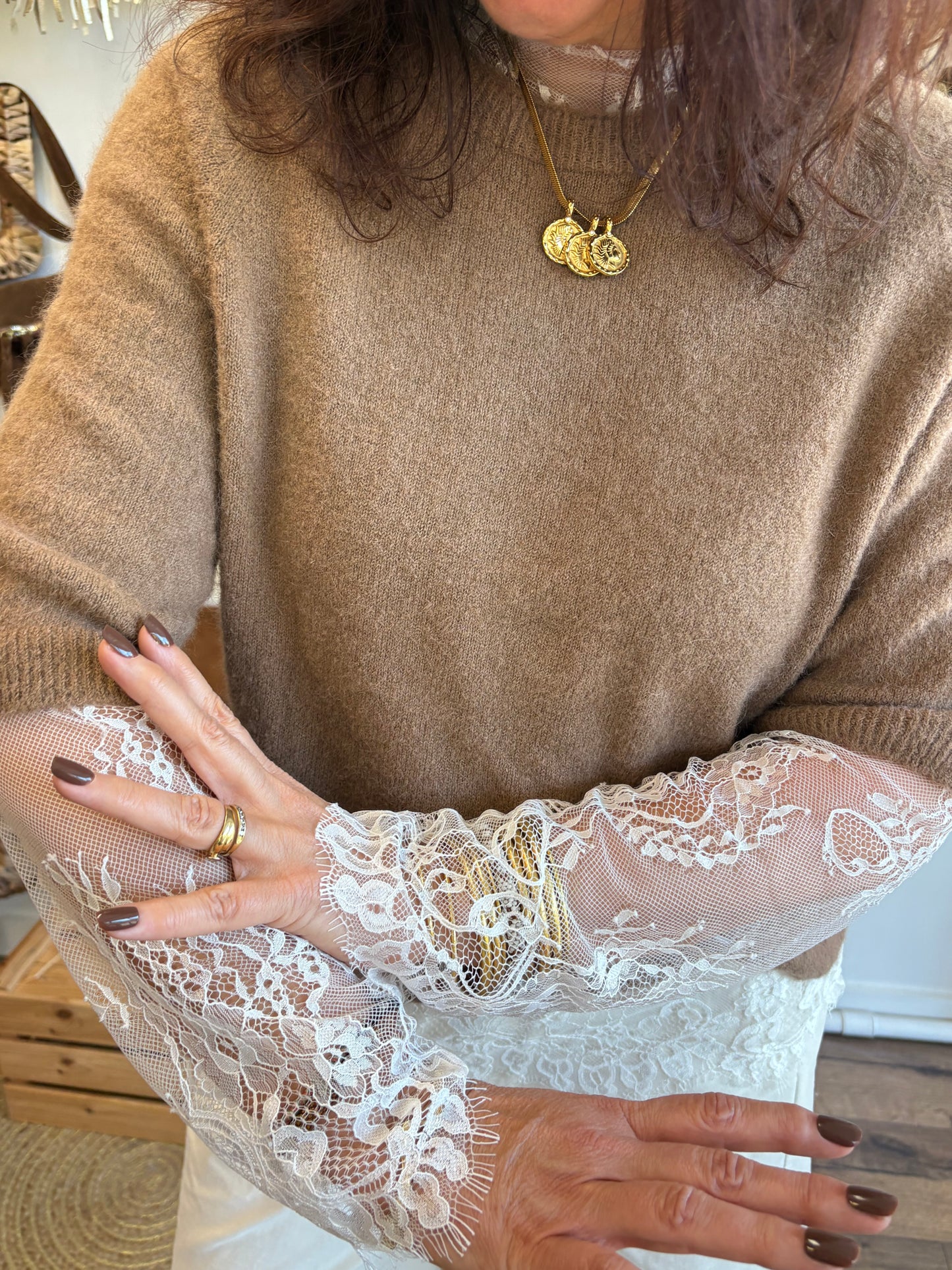 TOP DENTELLE ROMANTIQUE