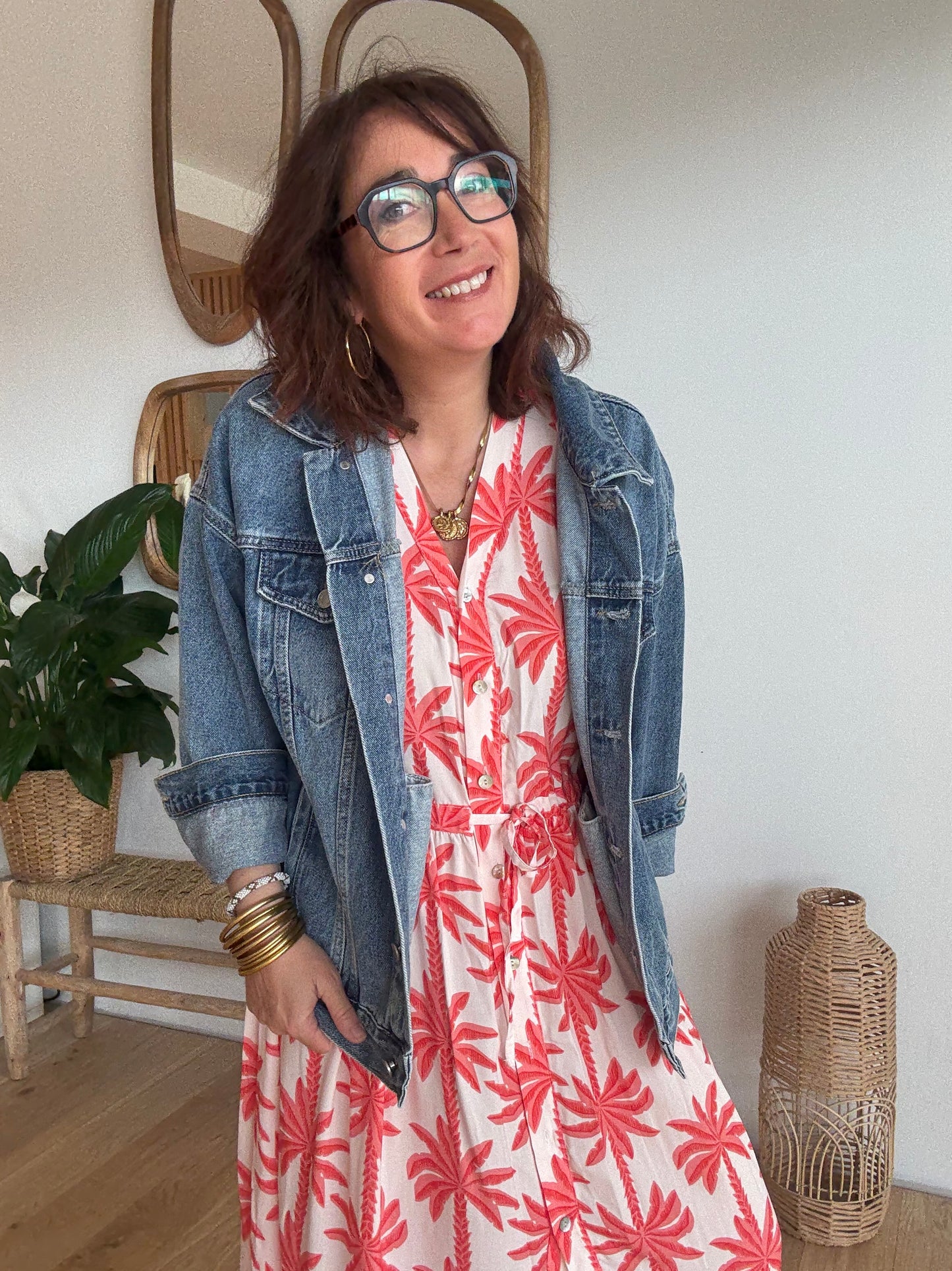 Robe palmiers