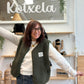 Veste Teddy kaki