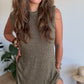 Robe Glow kaki doré