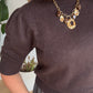 Pull Caroline chocolat