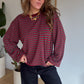 Marinière Mia Bordeaux /gris