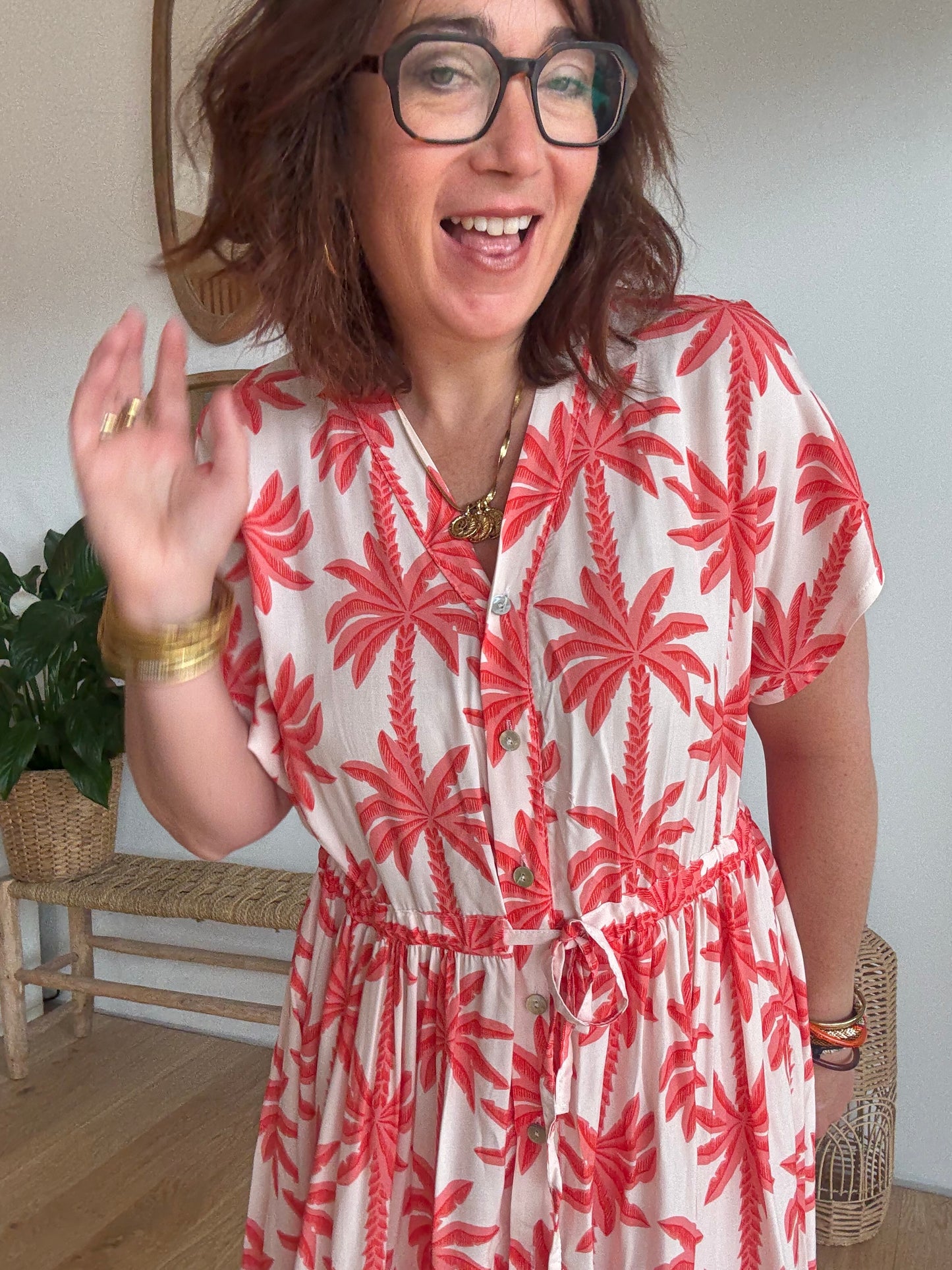 Robe palmiers