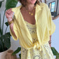 Robe Bandana Jaune en Gaze de Coton