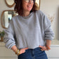 Sweat DOG MOM gris rouge