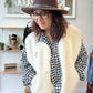 Veste Teddy Écru