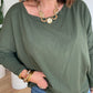 Tee shirt manches longues Tom kaki