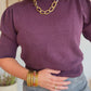 Pull Caroline Aubergine