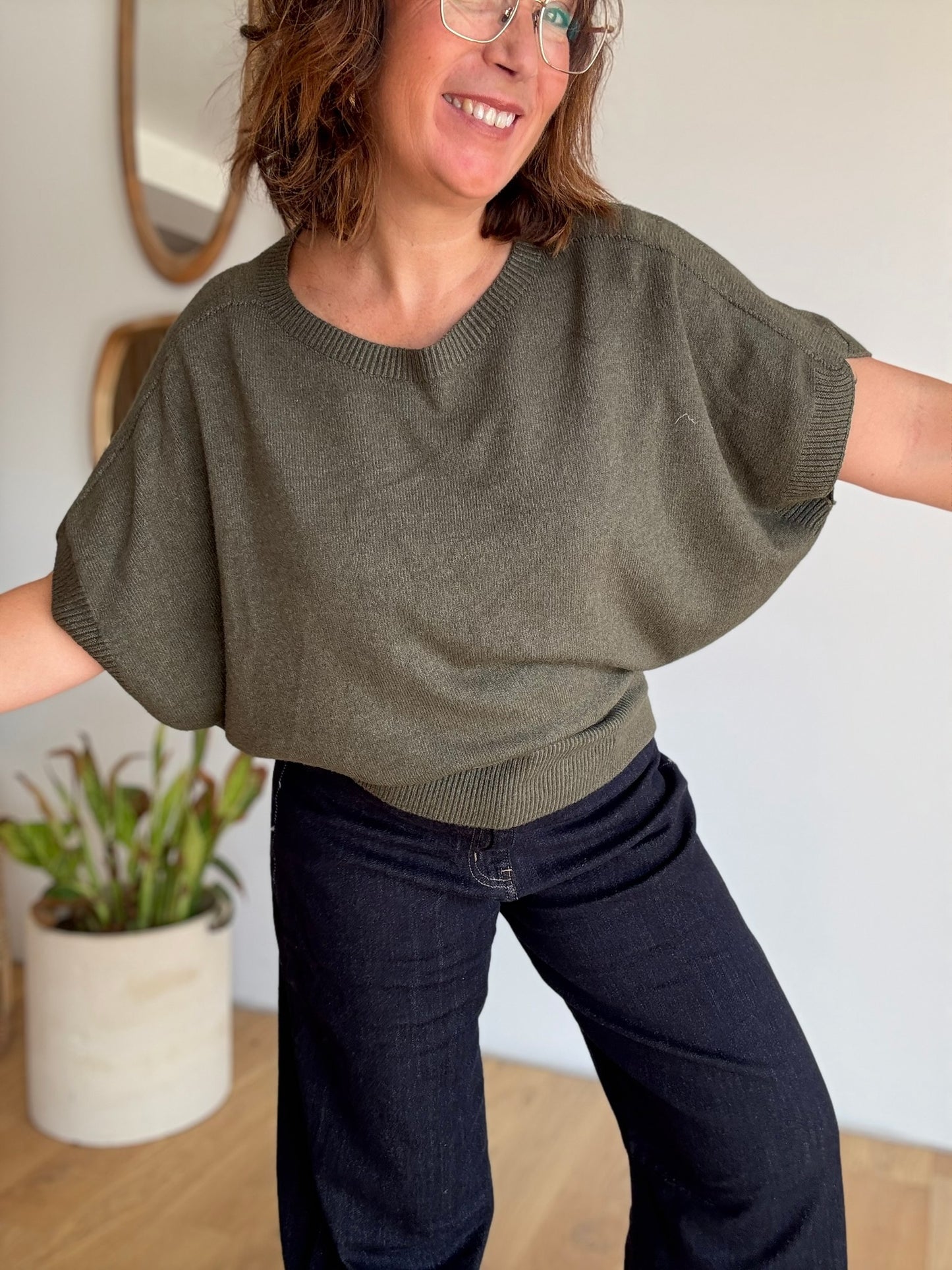 Pull Marina kaki
