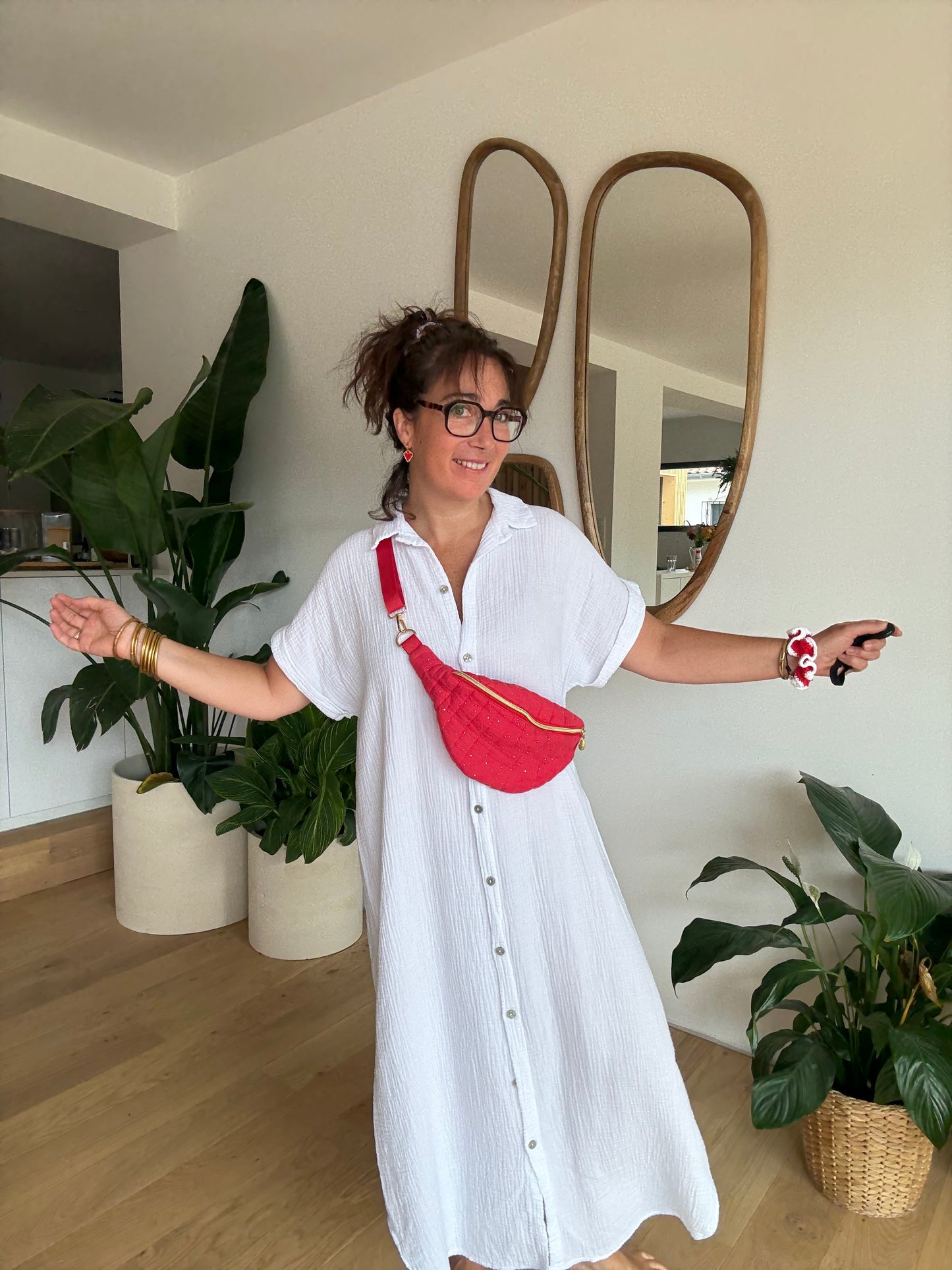Robe gaze de coton blanche ❤️🤍