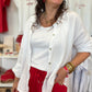 Chemise gaze de coton Baiona blanc