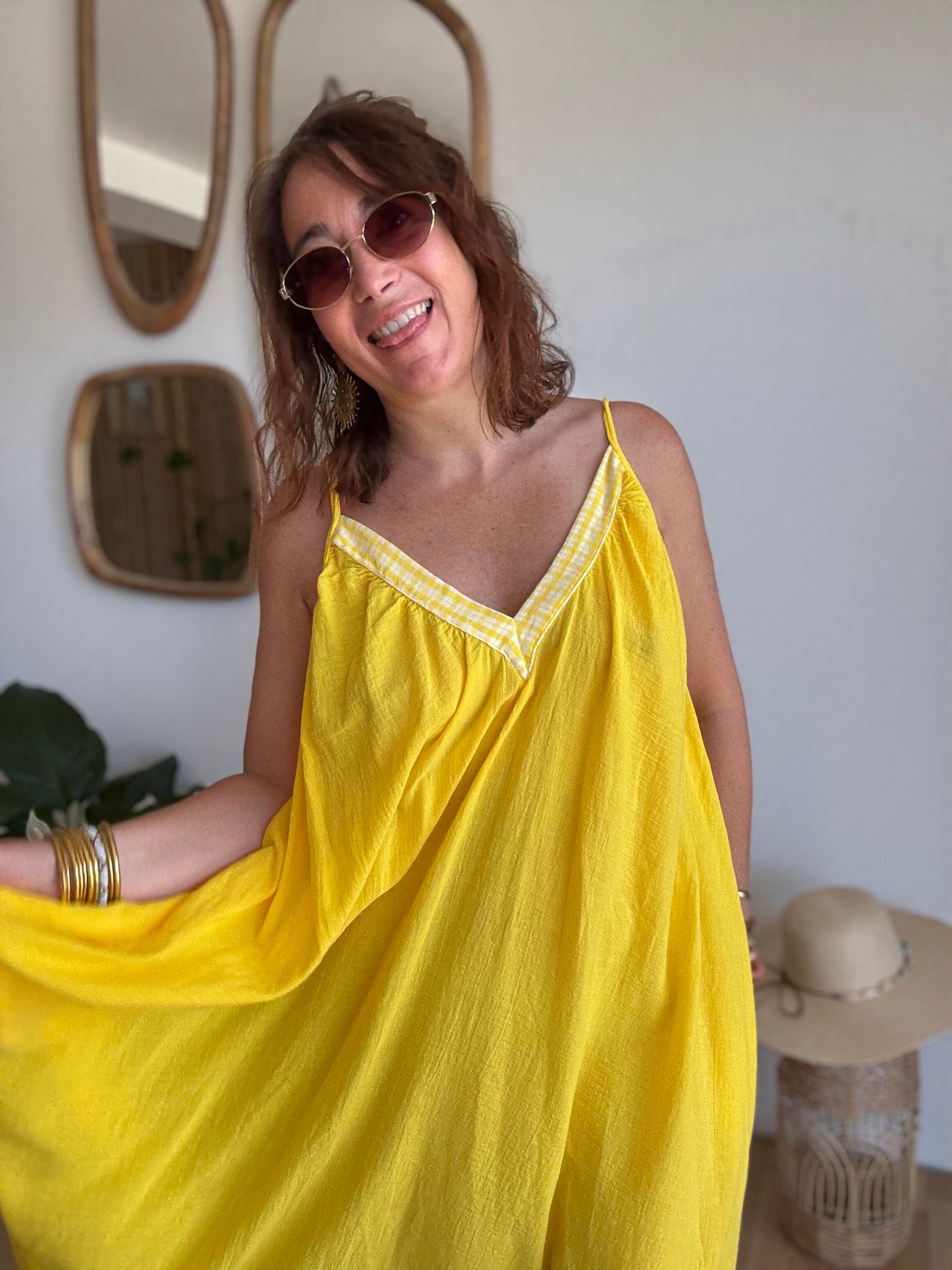 La robe playa jaune