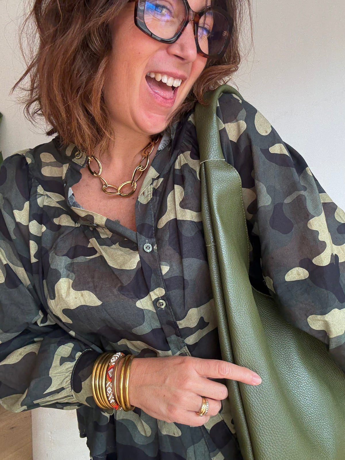 Chemise Camille Camouflage