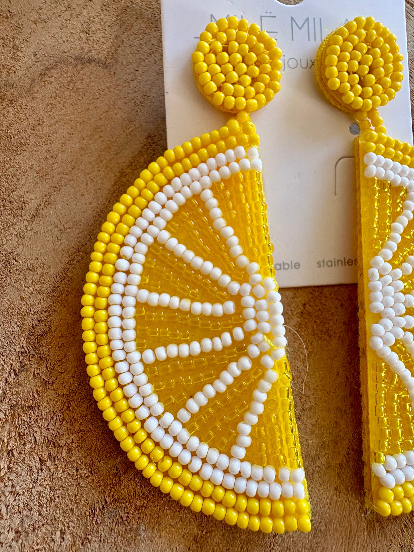 Boucles d’oreilles citron 🍋
