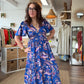 Robe Palmira bleu
