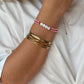Bracelet tissé perles à message MUXU 💋