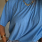 Tee shirt Bonnie bleu cyan