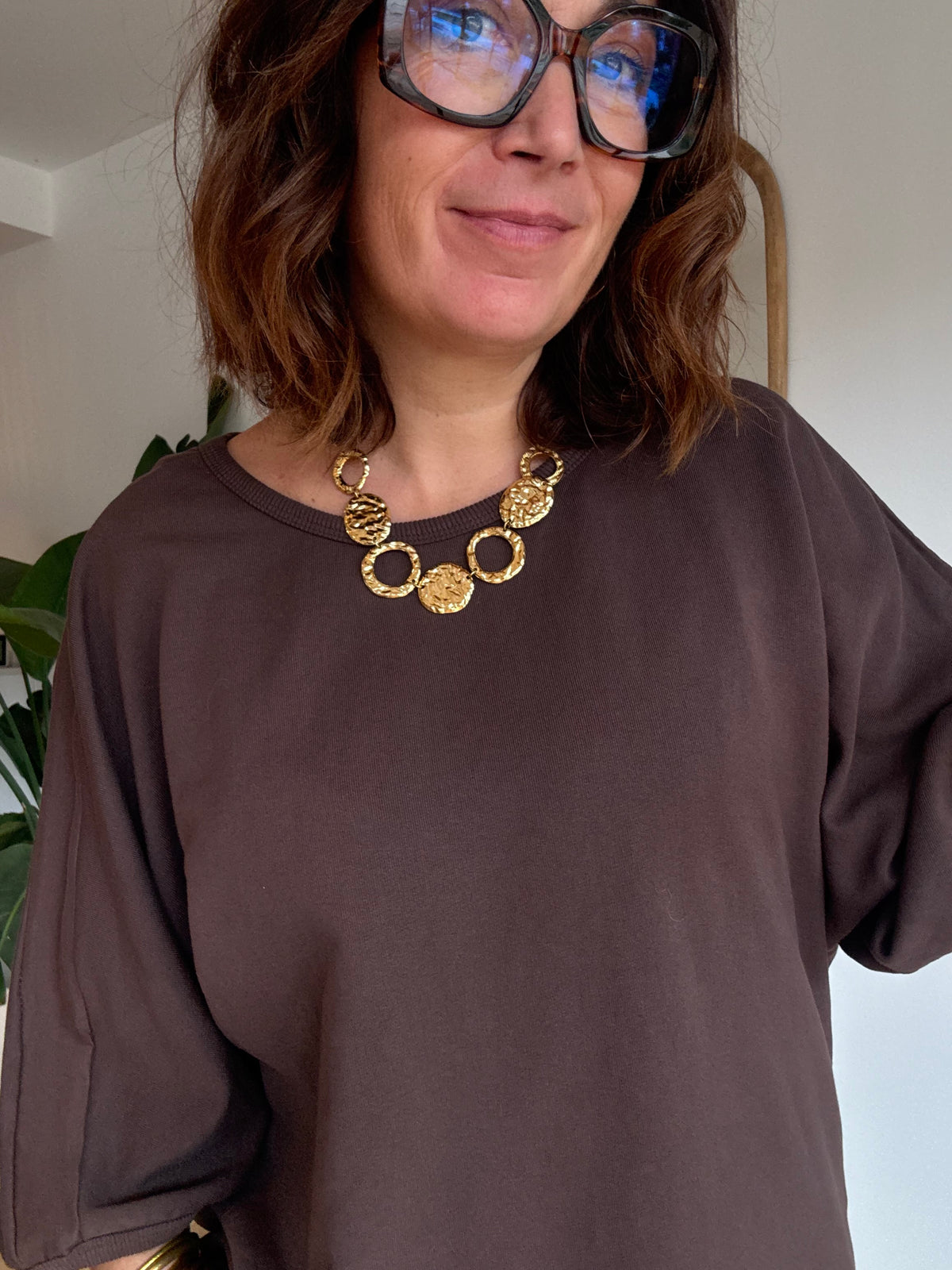 Sweat celeste chocolat