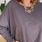 Tee shirt manches longues Tom chocolat