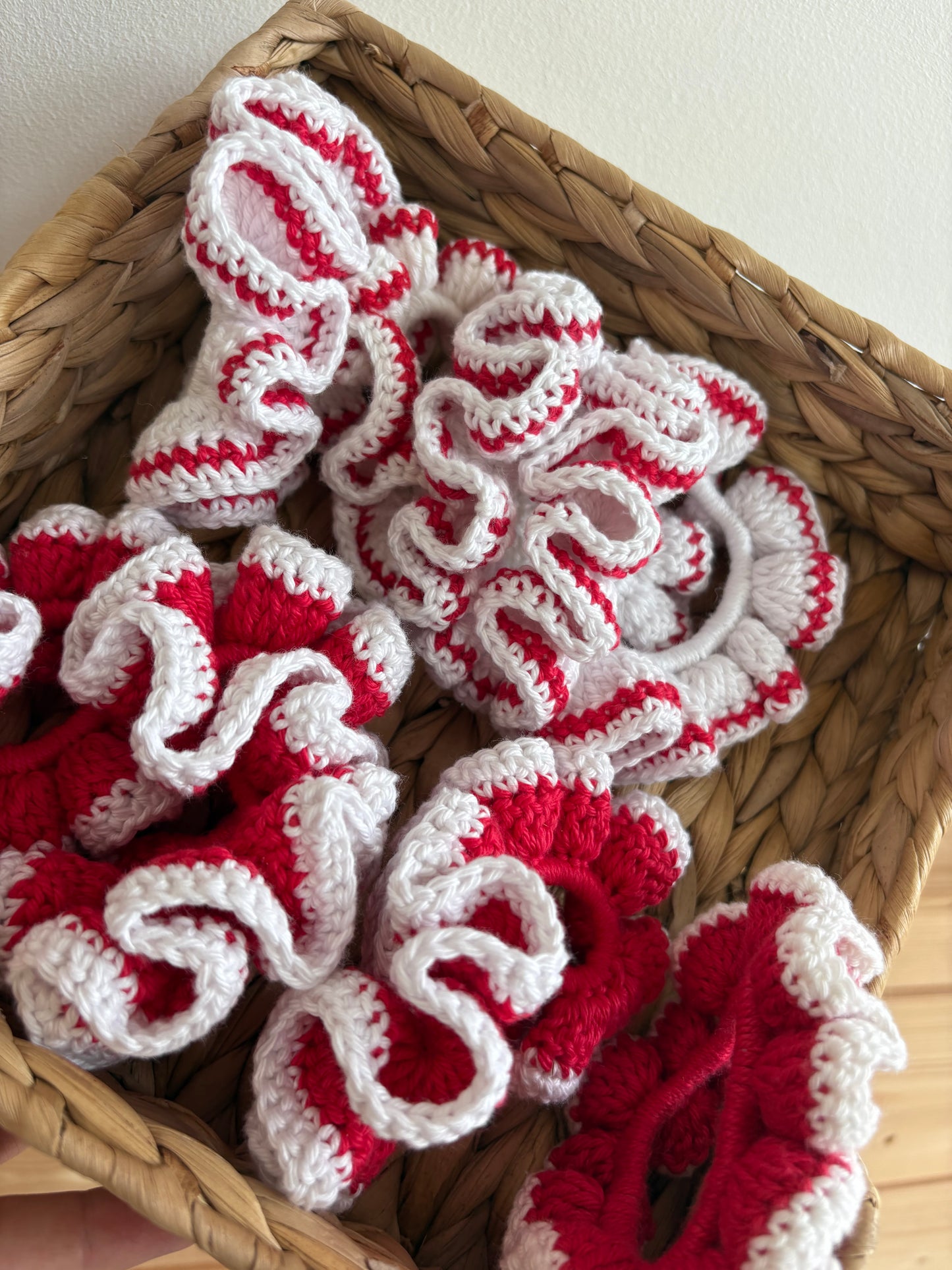 Chouchou en crochet 🤍❤️
