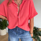 Chemise Gaze de Coton Corail