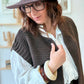 Gilet sans manches cow girl chocolat