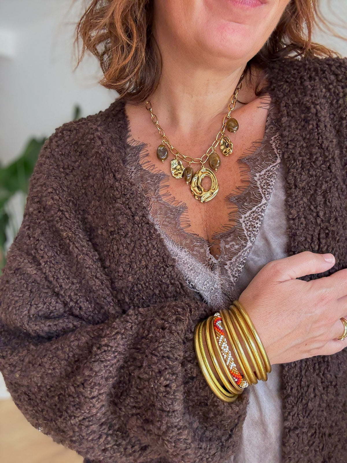 Gilet Doudou étoile choco