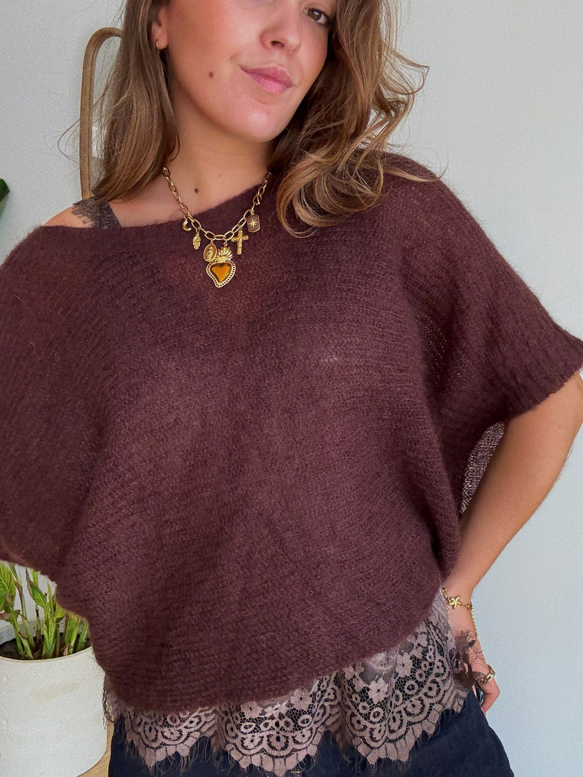 Pull Mia chocolat