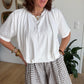 Pantalon Vichy Beige