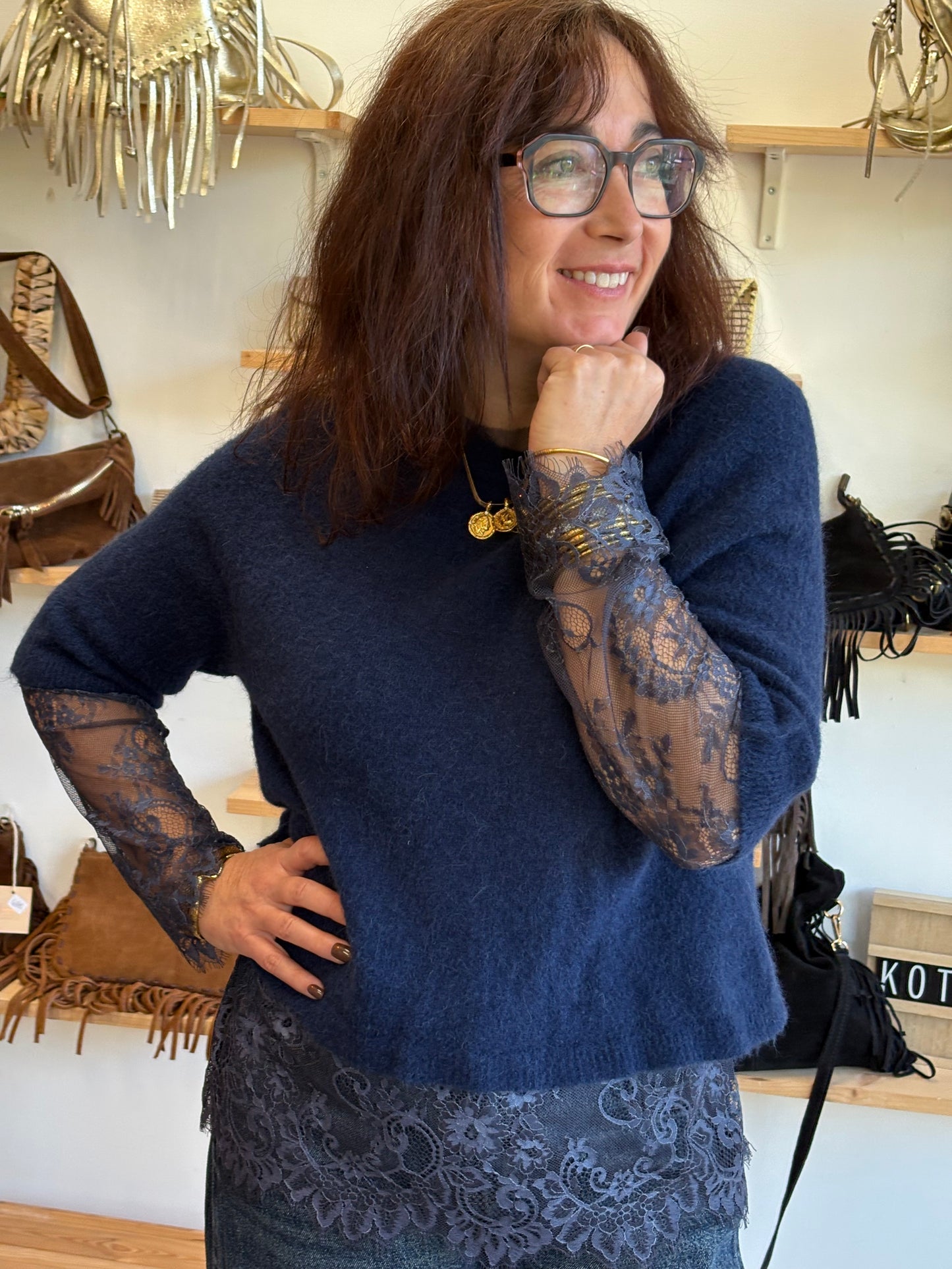 TOP DENTELLE ROMANTIQUE