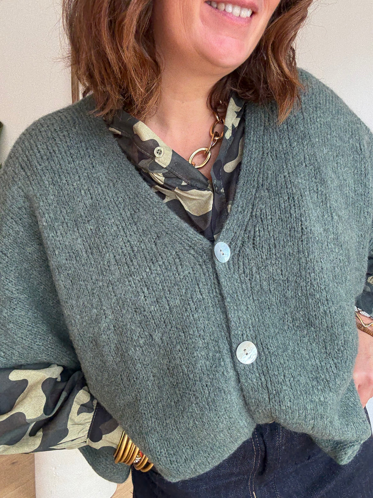 Gilet Eliott Kaki