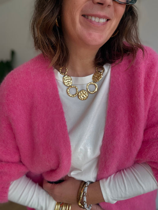 Gilet Gabin Rose