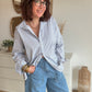 Chemise love Blue