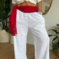 Pantalon gaze de coton blanc ❤️🤍