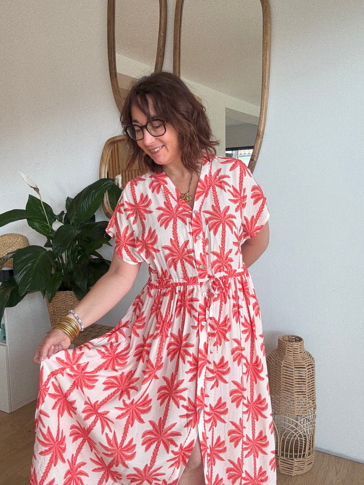 Robe palmiers