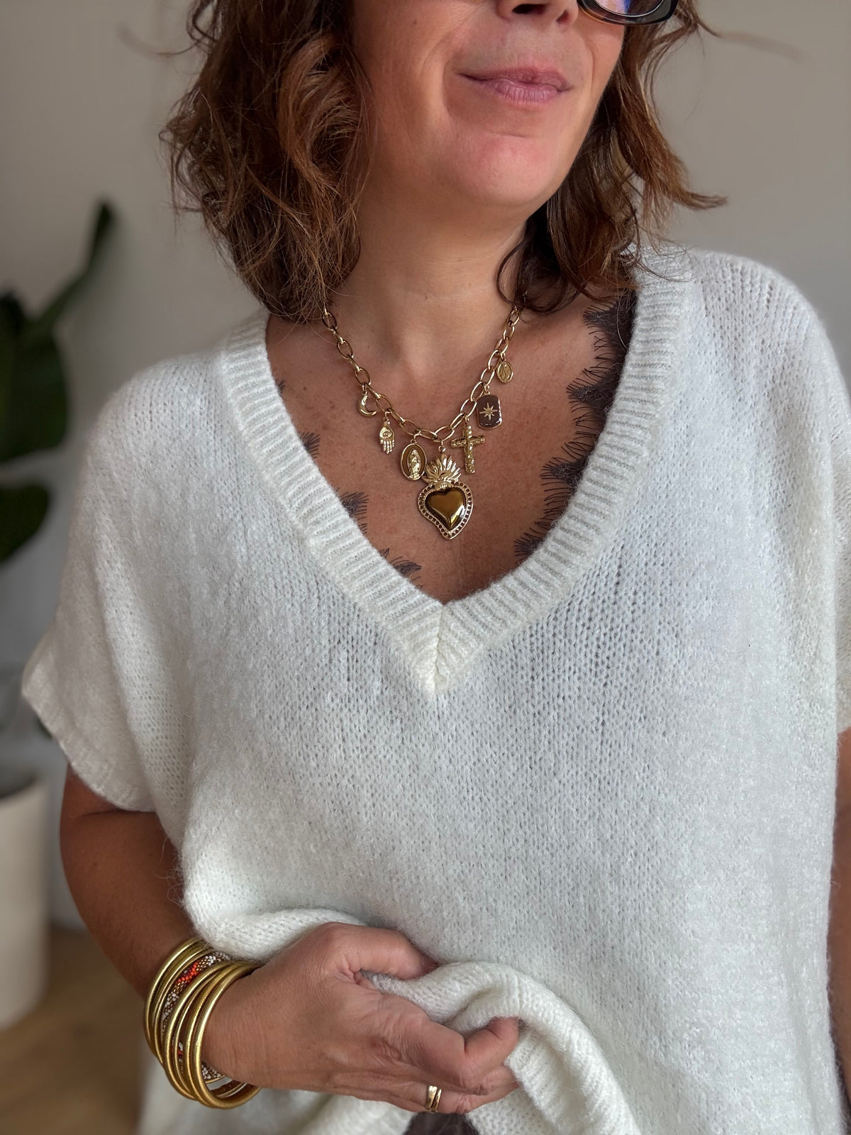 Collier Grigri Ambre